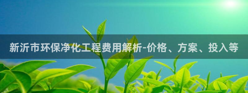 mr亿万先生：新沂市环保净化工程费用解析-价格、方案、投入等