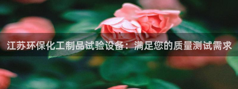亿万剪辑：江苏环保化工制品试验设备：满足您的质量测试需求