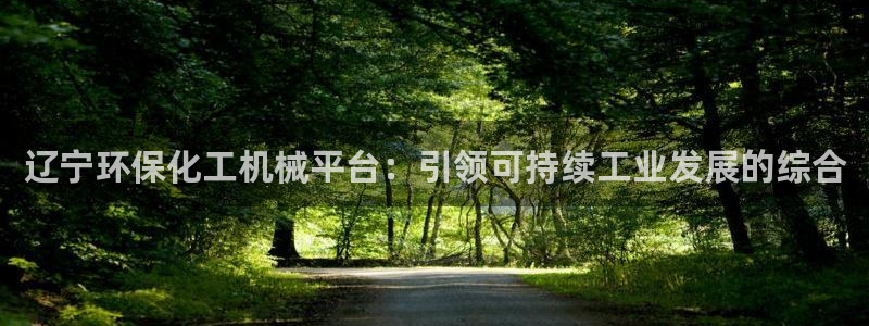 亿万手游官网首页：辽宁环保化工机械平台：引领可持续工业发展的综合