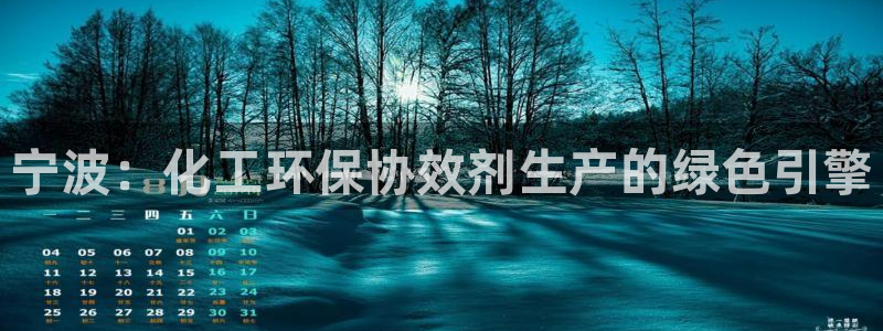 亿万先生007网页登录：宁波：化工环保协效剂生产的绿色引擎