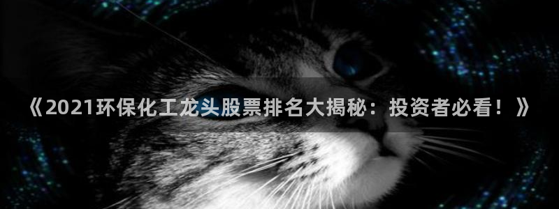 亿万手游官网：《2021环保化工龙头股票排名大揭秘：投资者必看！》
